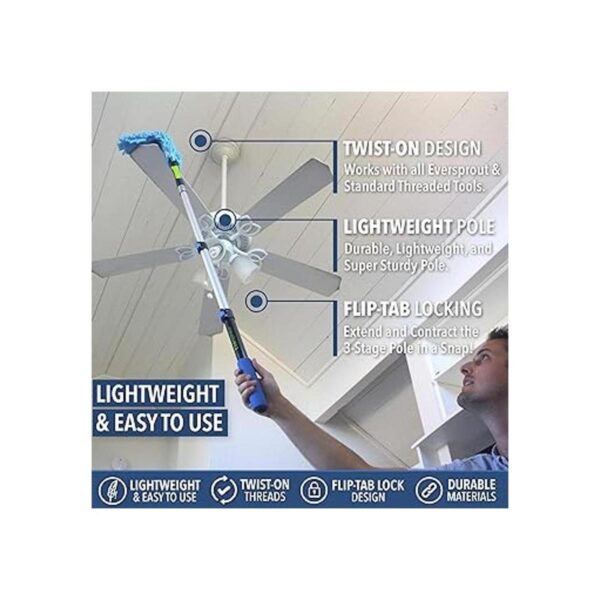 EVERSPROUT Poste telescópico de extensión de 1.5 a 3 pies