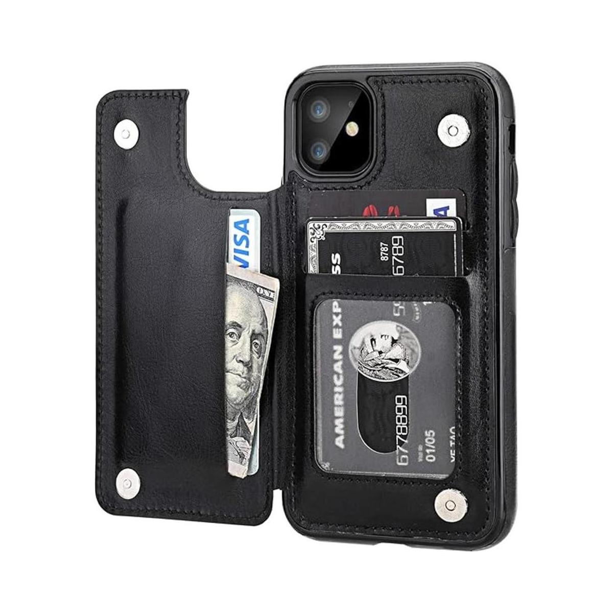 OT ONETOP Funda tipo cartera para iPhone 11 con soporte