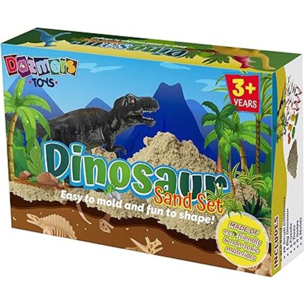 Kit de arena de juego de dinosaurios 2 bolsas de arena y_6