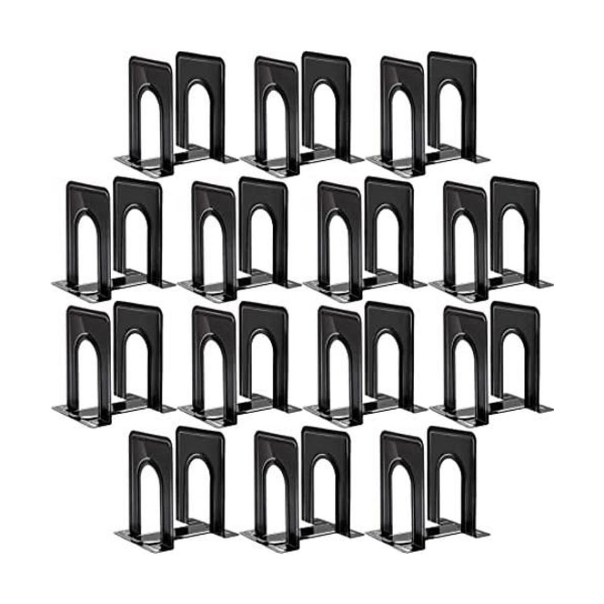 HappyHapi 28 sujetalibros de metal soporte negro para