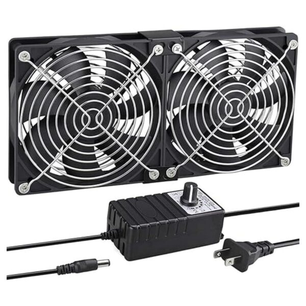 GDSTIME Ventiladores dobles de 4.724 in de flujo de aire_1
