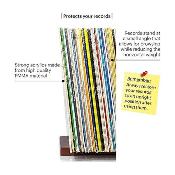 MNKE Almacenamiento de discos de vinilo de alta calidad