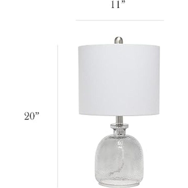 Elegant Designs LT3334GRY Lámpara de mesa de vidrio_3