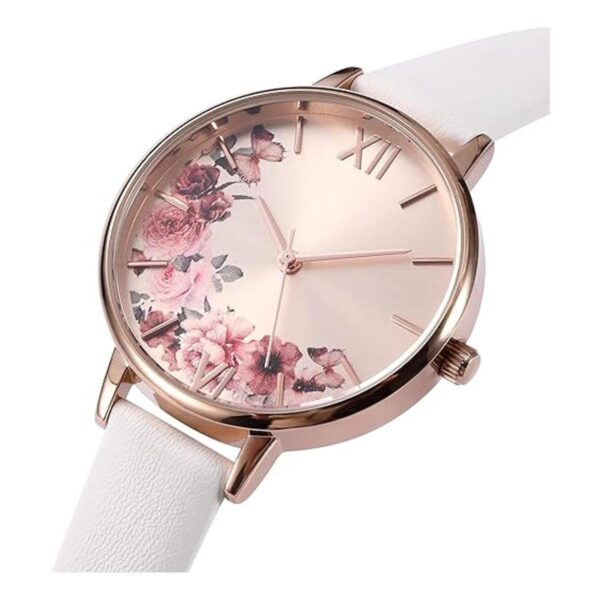 KIMOMT Reloj de pulsera de cuarzo de lujo para mujer_2