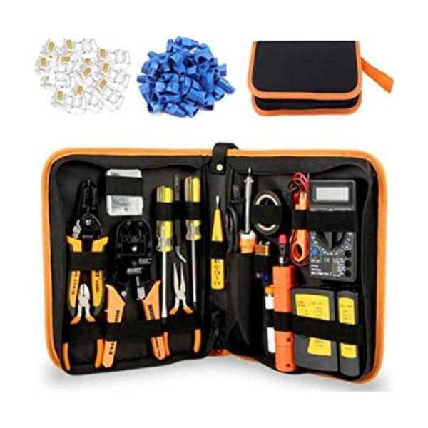 LEATBUY Kit de herramientas de crimpado de red para