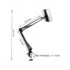OHITEC Soporte de metal resistente para teléfono y_2