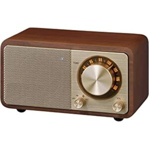 Sangean WR7GW Mini altavoz Bluetooth de madera con_1