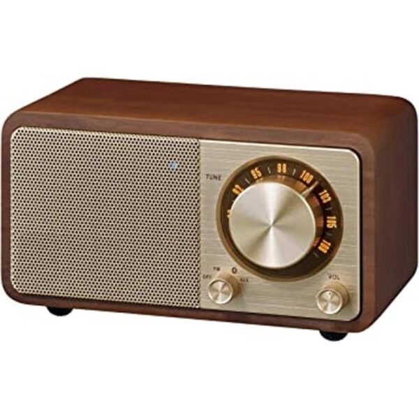 Sangean WR7GW Mini altavoz Bluetooth de madera con_1