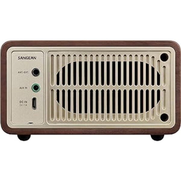Sangean WR7GW Mini altavoz Bluetooth de madera con_3
