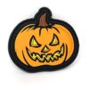 Parche táctico de PVC con diseño de calabaza Jack