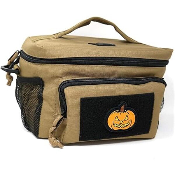 Parche táctico de PVC con diseño de calabaza Jack