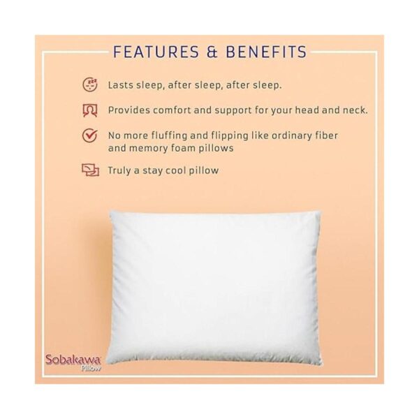 Sobakawa Traditional Buckwheat Standard Size Pillow_2