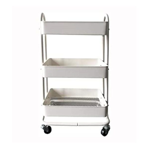 MaxWorks 50175 Carrito de metal con ruedas de 3 niveles_1