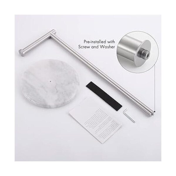 KES Natural Marble Toilet Paper Holder Stand Tissue Roll_4