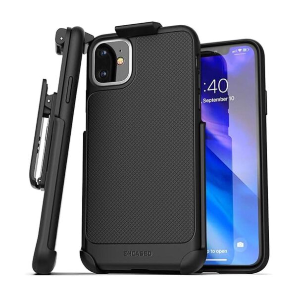 Encased Funda con clip para cinturón para iPhone 11_1