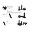 LBY 900 tornillos autoperforantes M2.3 M2.6 M3 Phillips_2