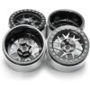 4 piezas de 2.2 RC aluminio Beadlock ruedas con cubos_2