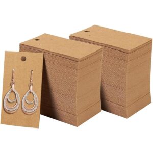 BEADNOVA Earring Card 220 Pcs Kraft Paper Earring_1