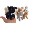 Perros de peluche con cachorros perros de neón de felpa_2