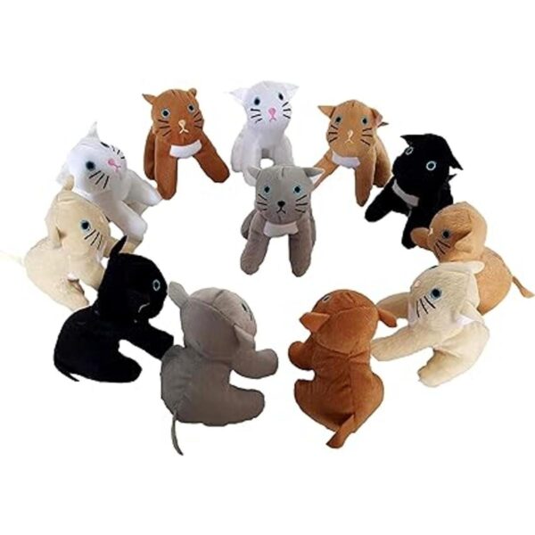 Perros de peluche con cachorros perros de neón de felpa_4