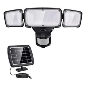 Luz LED de seguridad solar de 1600 lm para exteriores_1