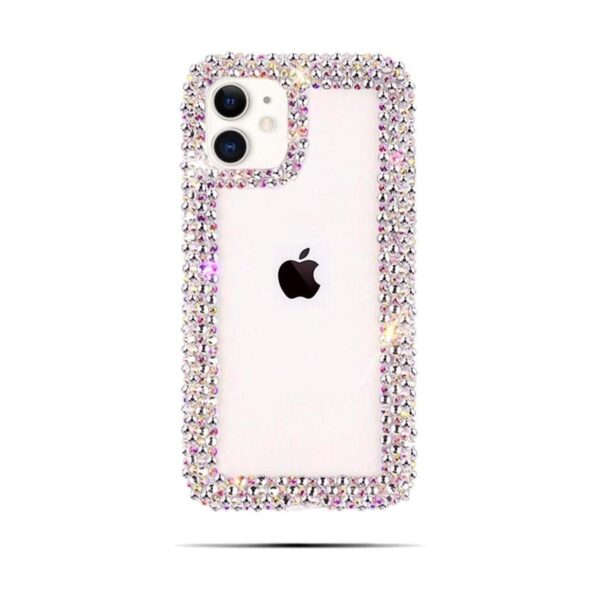 BONITEC Jesiya Funda para iPhone 11 con purpurina 3D_1