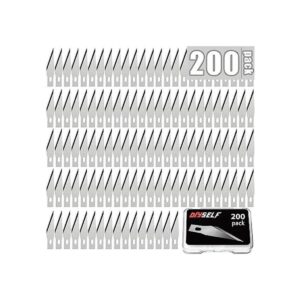 DIYSELF 200 cuchillas de cuchillo exacto 11 cuchillas de_1