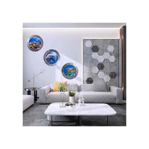 4 calcomanías adhesivas para ventana de pared del mundo_4