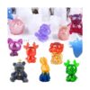 EuTengHao Juego de 20 moldes de resina 3D para animales