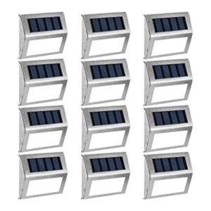 GIGALUMI Luces solares para la terraza 3 luces LED