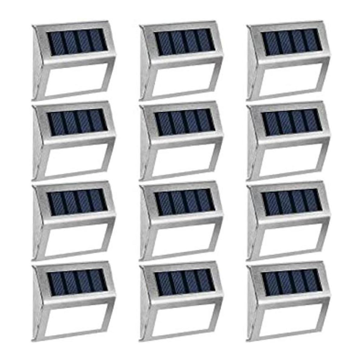 GIGALUMI Luces solares para la terraza 3 luces LED