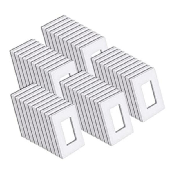 BESTTEN Paquete de 50 platos de pared sin tornillos de 1_1