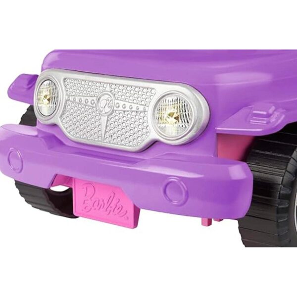 Barbie Vehículo todo terreno color morado con asientos_3