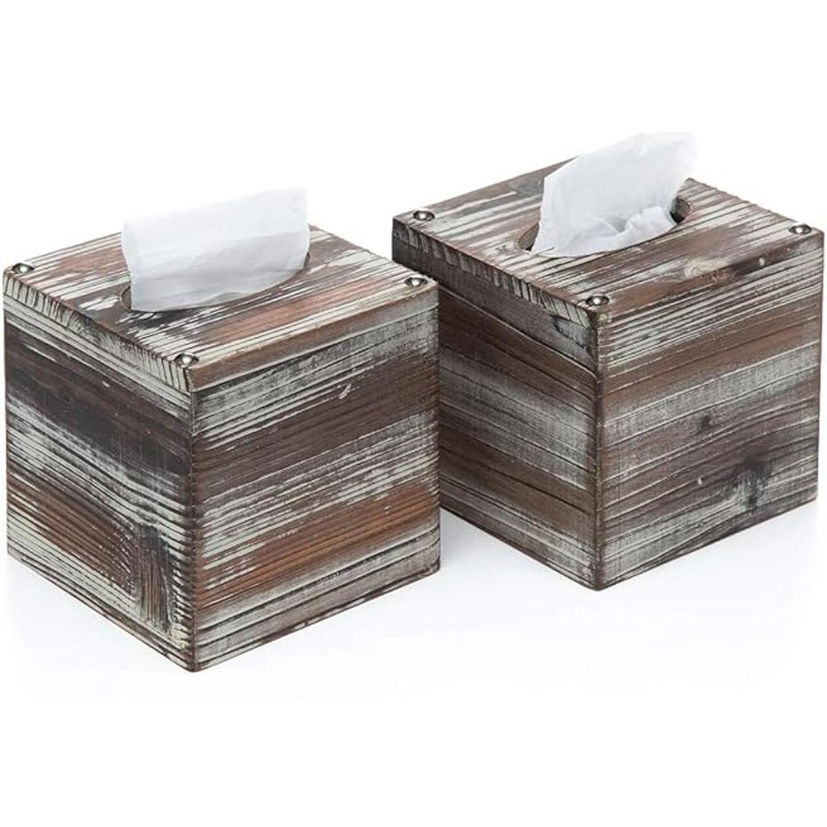 J JACKCUBE DESIGN MK554A Portarrollos de papel de madera