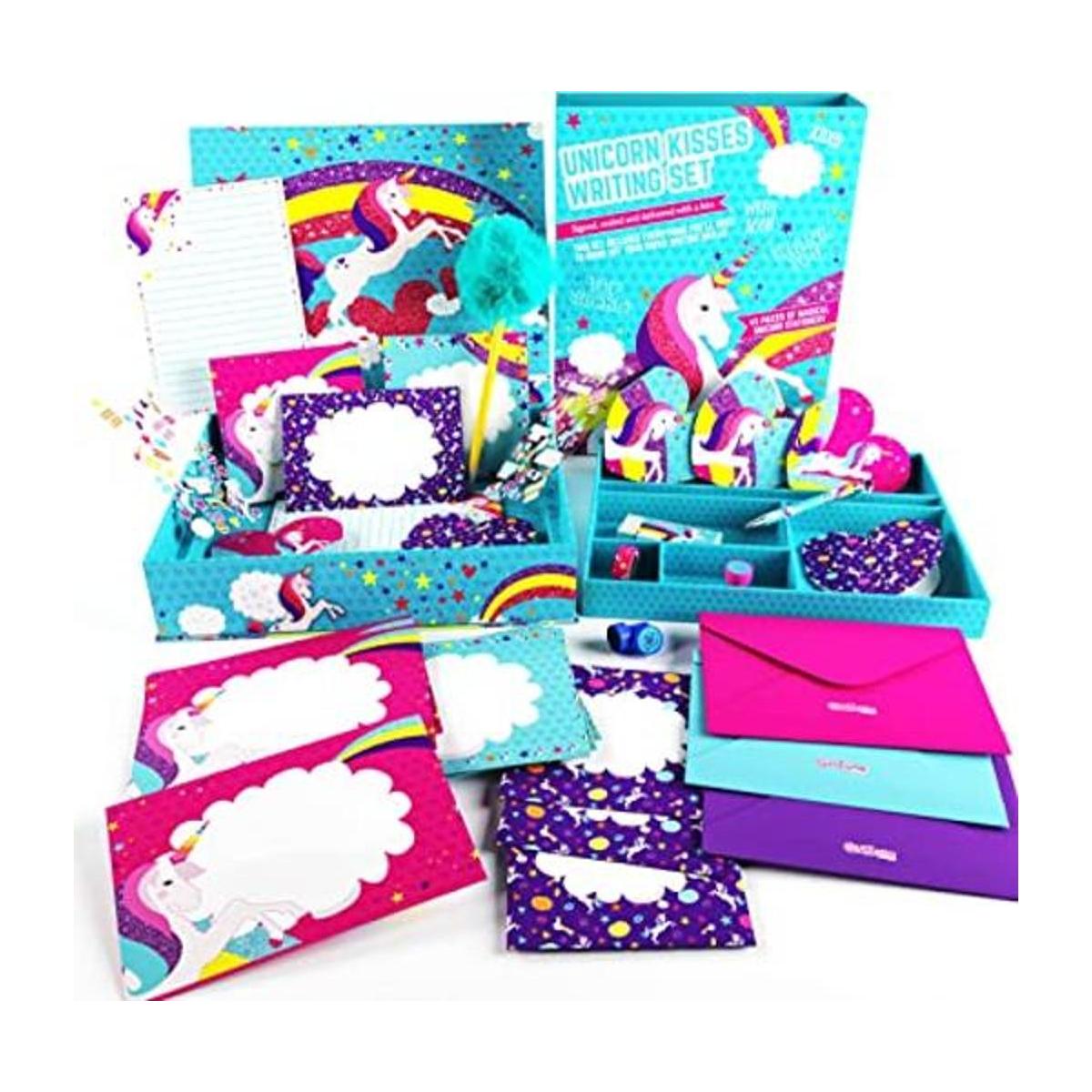 GirlZone Juego de letras de unicornio para niñas juego de