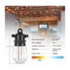 DGE Cadena de luces LED exteriores impermeable e_3
