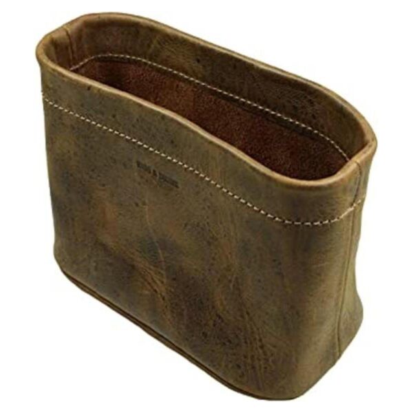 Hide Drink Bolsa organizadora de escritorio de cuero