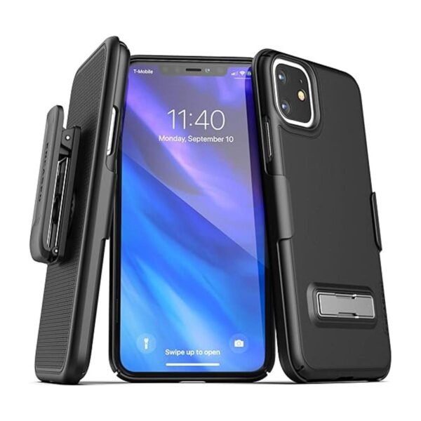 Encased 2019 Slimline Carcasa para iPhone 11 con pinza_1