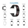 RABUZI Correa de reloj compatible con Apple Watch Band de_3