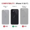 Funda con clip para cinturón para iPhone 11 6.1 combo de_3