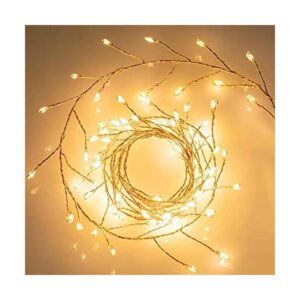 Minetom Luces de hadas enchufables 10 pies 200 luces LED_1