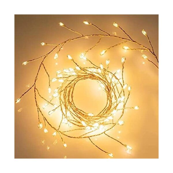 Minetom Luces de hadas enchufables 10 pies 200 luces LED_1
