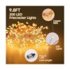 Minetom Luces de hadas enchufables 10 pies 200 luces LED_3
