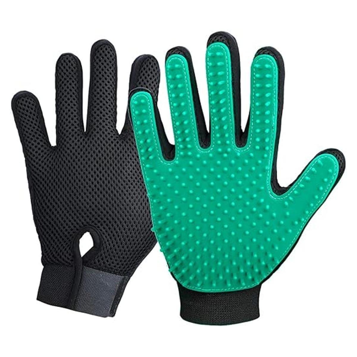 Pet Hair Remover Gloves Enhance Pet Grooming Glove with