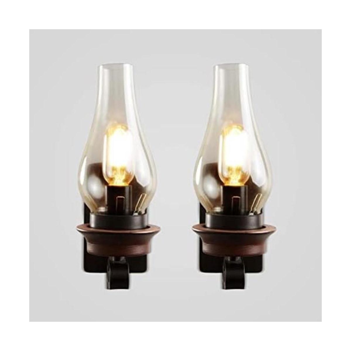 LightInTheBox Rustic Wall Sconce Farmhouse Glass Wall Lamp