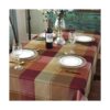 SASTYBALE Mantel de jacquard con estampado de flores de