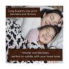 Compra LC Homesmart Manta con estampado de vaca marrón_3