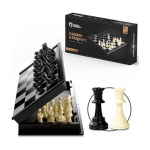 Chess Armory Juego de ajedrez de viaje de 9.5 x 9.5_1