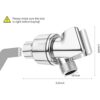 Soporte de brazo de ducha para cabezal de ducha de mano_2
