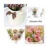 LUEUR 6 piezas de flores artificiales con arreglos
